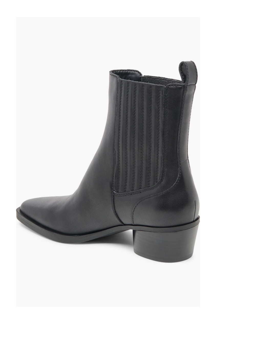Dolce Vita Faint H20 Waterproof Chelsea Boot Dark Black Leather H20 Women’s 8.5 - Picture 5 of 13